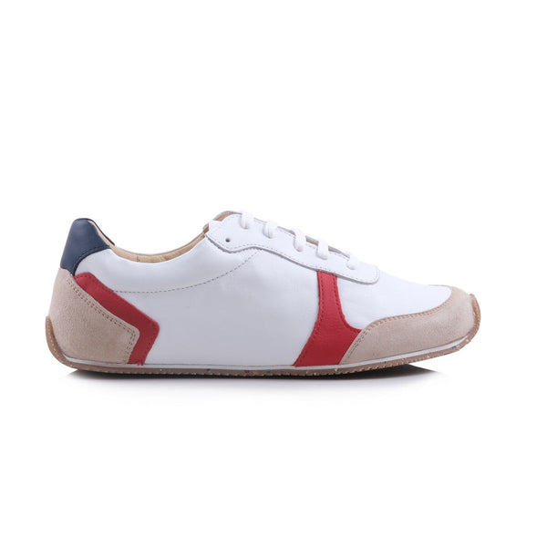 Pesso Lugana Beige/White/Red/Navy