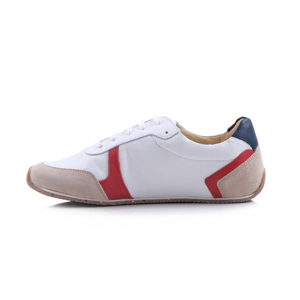 Pesso Lugana Beige/White/Red/Navy