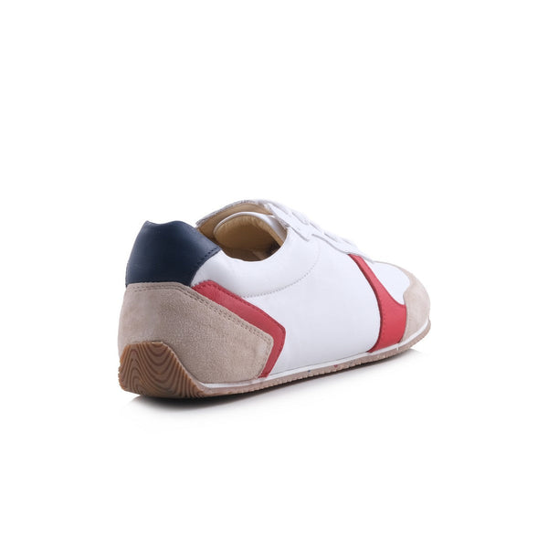 Pesso Lugana Beige/White/Red/Navy
