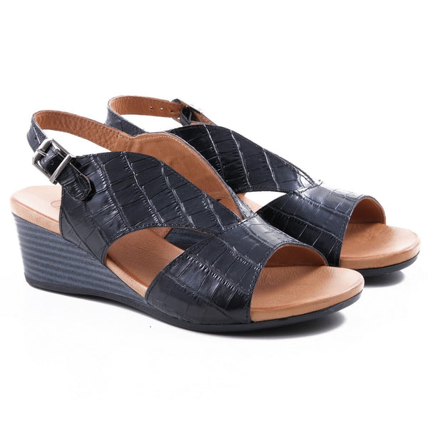 Pesso Norway Black Croco