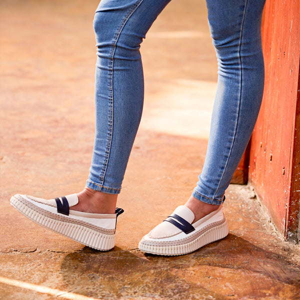 Pesso Mocking White/Navy