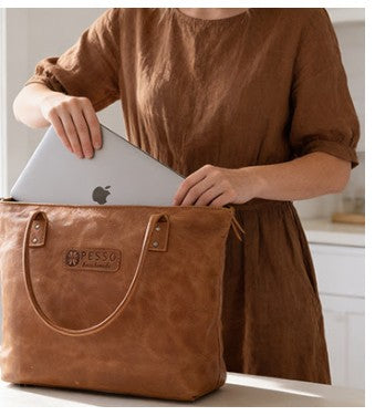 Pesso Laptop Bag Tan