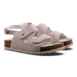 Step Ahead Pesso Brianna beige linen sandals with adjustable straps, leather lining, and padded footbeds.
